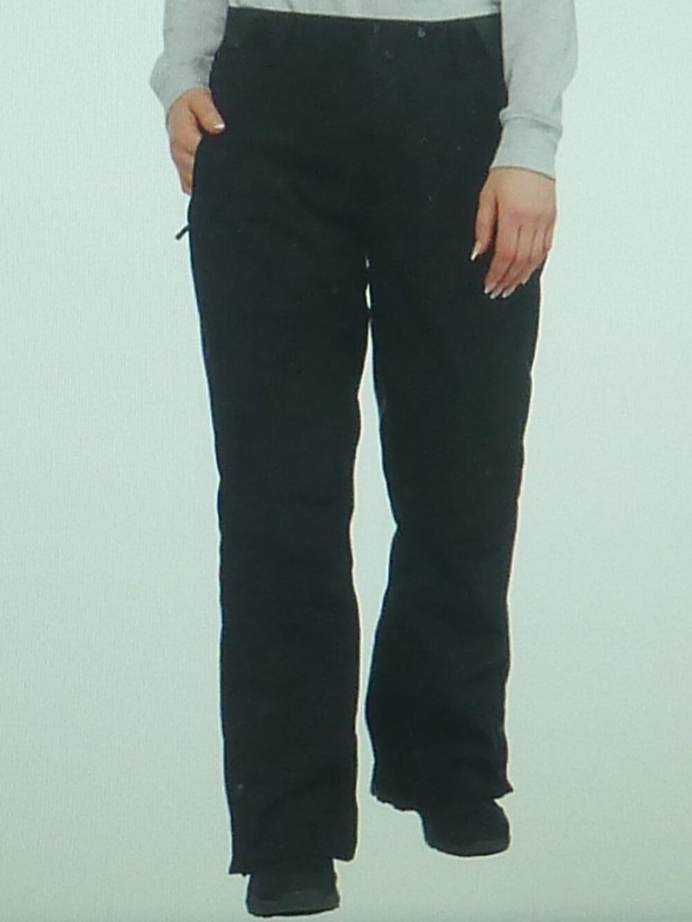 Stormpack Sunice Solid Black Waterproof Skiing Snowboard Pants Womens Size Large
